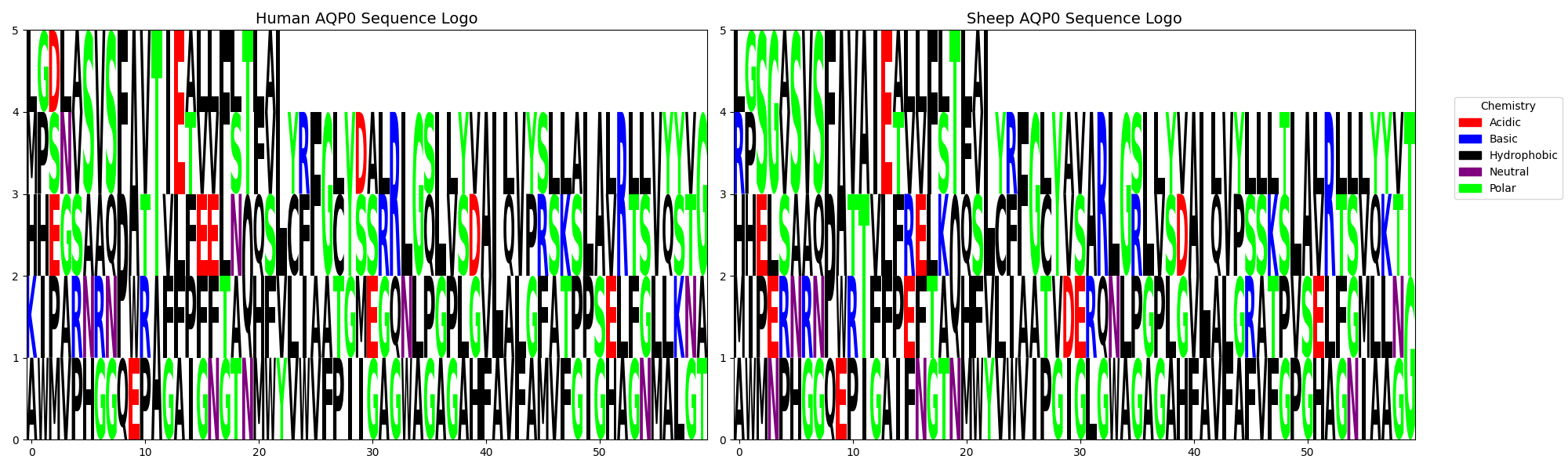 Sequence Logo Graph